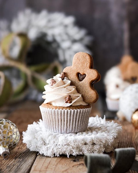 Gingerbread cupcakes